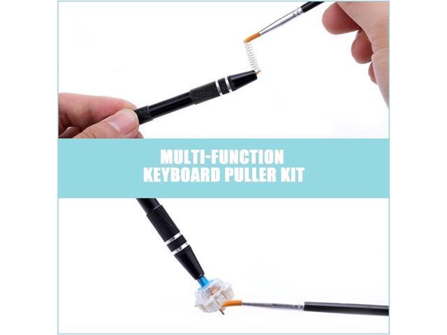 BUCIER Mechanical Keyboard Switch Puller Set, Keycap Remover Kit Keyboard Cleaner Tool Including Keycap Puller, Switch Clamp, Stem Holder, Lube...