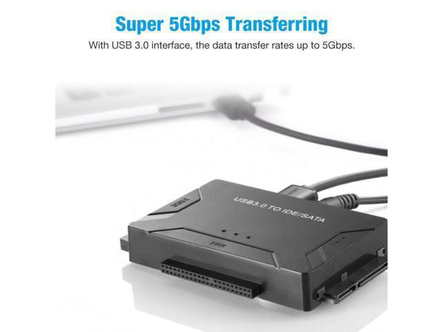 BUCIER USB 3.0 to IDE & SATA Converter External Hard Drive Adapter Kit 2.5'/3.5' Cable