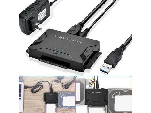 BUCIER USB 3.0 to IDE & SATA Converter External Hard Drive Adapter Kit 2.5'/3.5' Cable
