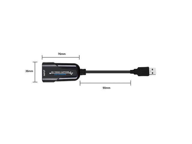 BUCIER HD 1080P HDMI To USB 3.0 Video Capture Card Game Recording Box for Computer Youtube OBS Etc. Live Streaming Broadcast