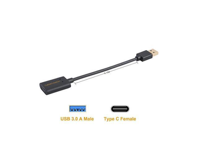 BUCIER USB A to USBC Adapter Cable Type A 30 Male to Type C Female Data amp Charging Converter for Laptop and PCOculus Quest Link
