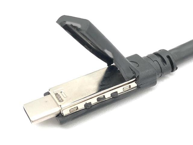 BUCIER Gen1/Gen2 100W 5A CM-CM cable 6Ft genuine USB 3.2 Type-C male to male for HP 3.3FT/1m