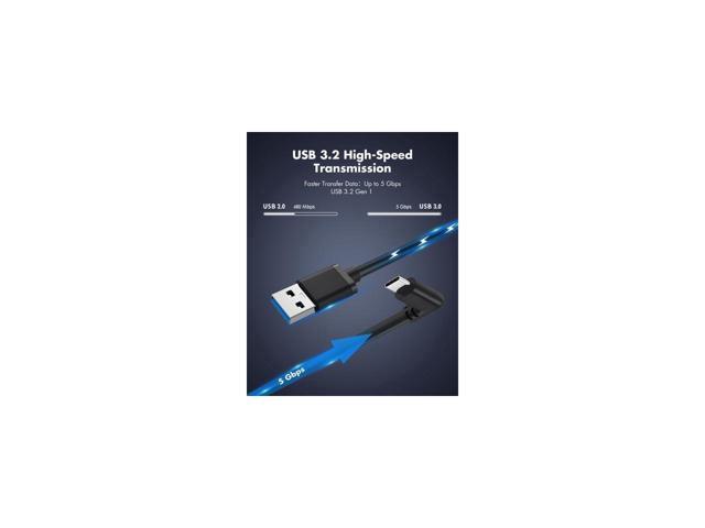BUCIER KIWI design Link Cable for Oculus Quest 2, 10 Feet/3 Meters High-Speed Data Transfer USB C 3.2 Gen1 Cable to a Gaming PC, Black