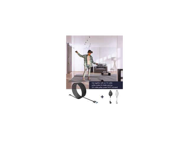BUCIER KIWI design Link Cable for Oculus Quest 2, 10 Feet/3 Meters High-Speed Data Transfer USB C 3.2 Gen1 Cable to a Gaming PC, Black
