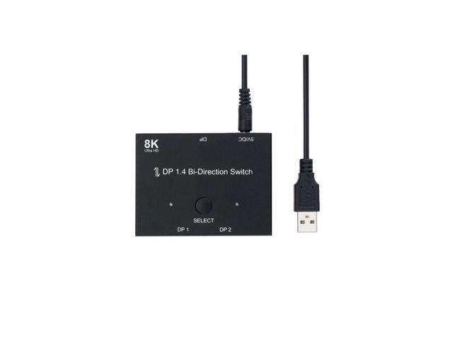 BUCIER DP DisplayPort 1.4 Bi-Direction Switch MST Hub Support HDCP SST Extended 8K@30hz 4K@60hz