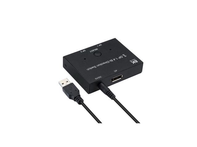 BUCIER DP DisplayPort 1.4 Bi-Direction Switch MST Hub Support HDCP SST Extended 8K@30hz 4K@60hz