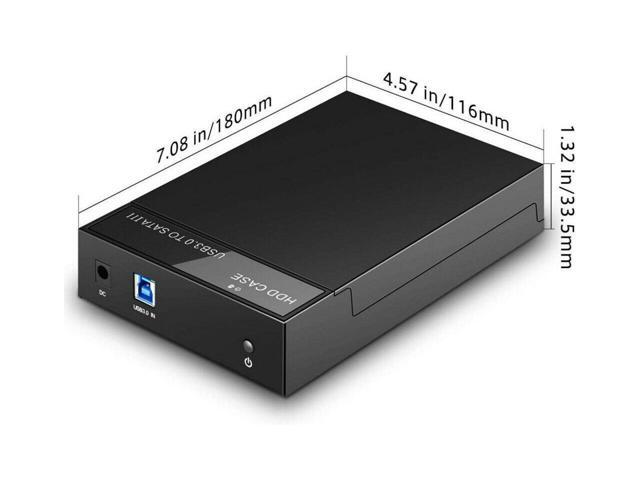 BUCIER 2.5'/3.5'' Hard Drive External Enclosure SATA to USB 3.0 HDD Docking Station