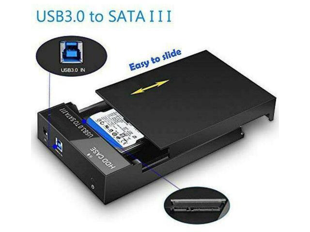 BUCIER 2.5'/3.5'' Hard Drive External Enclosure SATA to USB 3.0 HDD Docking Station