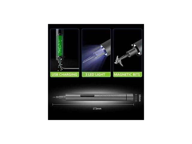 BUCIER Wowstick 1F+ 69 In 1 Mini Electric Screwdriver, Precision Screwdriver Set with 56 Magnetic Precision Bits & LED Light, Rechargeable...