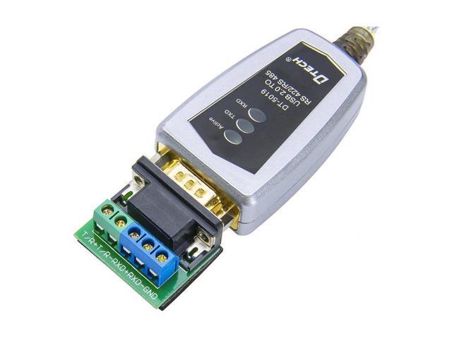 BUCIER DTECH USB to RS422 RS485 Serial Port Converter Adapter Cable with FTDI Chip Supports Windows 10 8 7 XP Macbook - 16FT