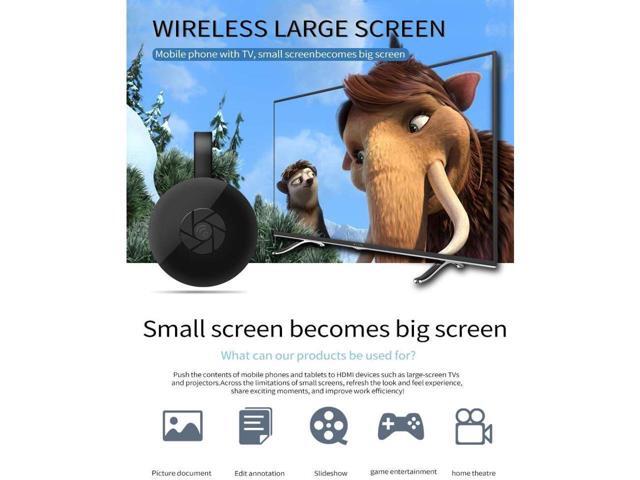BUCIER G2 2.4G wireless WiFi display adapter, 1080 wireless HDMI display receiver DLNA Airplay Miracast iOS Android Windows