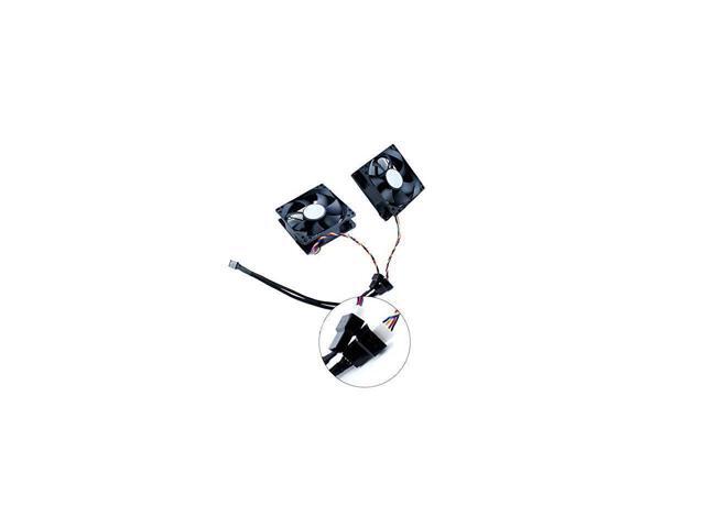 BUCIER PWM Fan Splitter Cable 1 to 2 Converter, All Black Sleeved Case Fan Splitter Cable, Case Fan Power Duplicator Converter, Dual Case Fan Power...