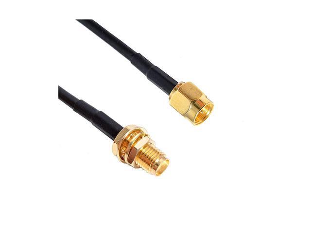 BUCIER WiFi Antenna Extension Cable with SMA Male to SMA Female Coax Connector 3m 10FT by