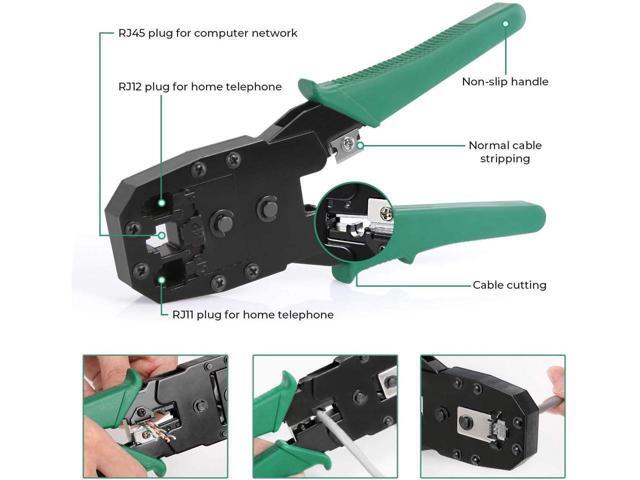 BUCIER Network Tool Kit for Cat5/5e, Black