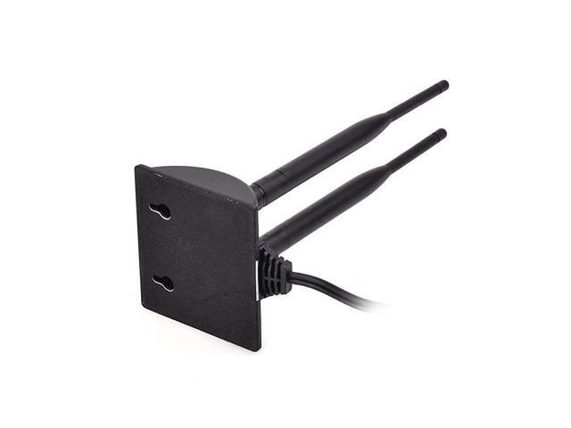 BUCIER Dual WiFi Antenna with RPSMA Male Connector 24GHz 5GHz Dual Band Antenna Magnetic Base for PCIE WiFi Network Card USB WiFi Adapter Wireless...