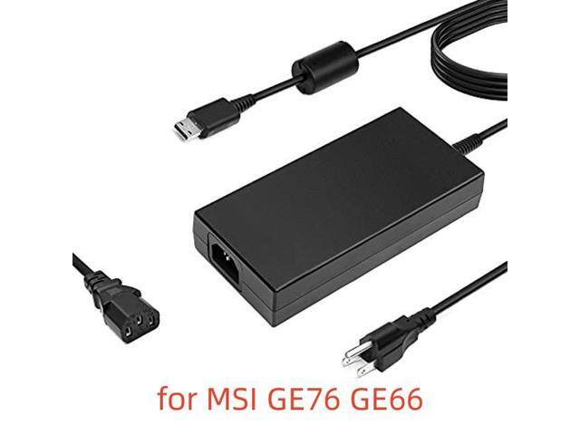 BUCIER 230W USB Tip Power Cord Charger for GE76 GE66 Raider GP76 GP66 Leopard Laptops (20V 11.5A)