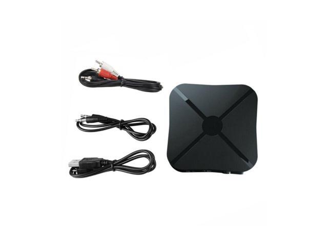 BUCIER 2 in 1 Bluetooth 5.0 Transmitter & Receiver Wireless Audio Adapter with 3.5mm Aux RCA Cable for TV Home Stereo Smartphone PC