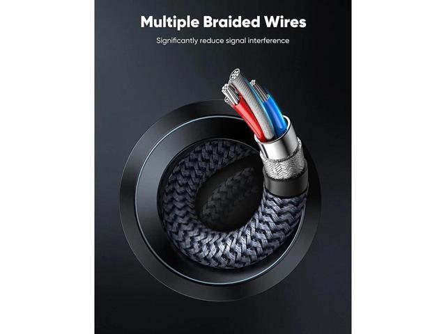 BUCIER DisplayPort Cable 1.4, 8K DP Cable 6.6FT (8K@60Hz, 4K@144Hz, 1080P@240Hz) HBR3 Support 32.4Gbps, HDCP 2.2, HDR10 FreeSync G-Sync for Gaming...