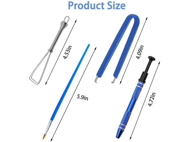 BUCIER Keyboard Lube Switch Puller Kits,4 Pieces Key Cap Puller,Mechanical Keyboard Key Switch Stem Holder,Keyboard Lube Kit, for Custom Keyboard,...