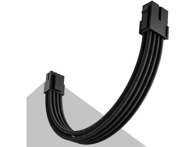 BUCIER Power Supply Sleeved Cable, Extension PC Kit, 18AWG 24Pin ATX / 8 (4+4) Pin EPS / 8 (6+2) Pin PCI-E Power Supply PSU Cable with Combs, 30CM...