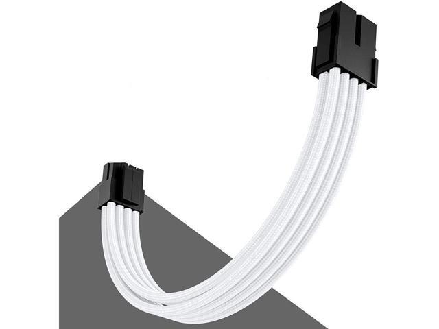BUCIER Power Supply Sleeved Cable, Extension PC Kit, 18AWG 24Pin ATX / 8 (4+4) Pin EPS / 8 (6+2) Pin PCI-E Power Supply PSU Cable with Combs, 30CM ...