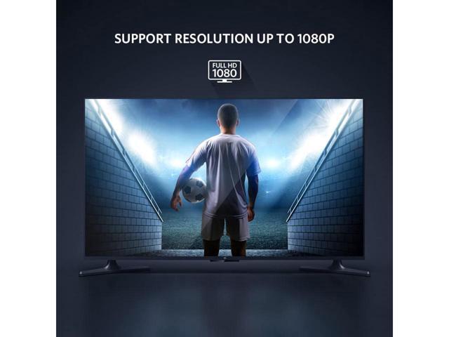 BUCIER DVI to HDMI Adapter, DVI-D 24+1Male to HDMI Female High Speed Adapter Converter Gold Plated Support 1080P for HDTV, Plasma, DVD, Projector,...