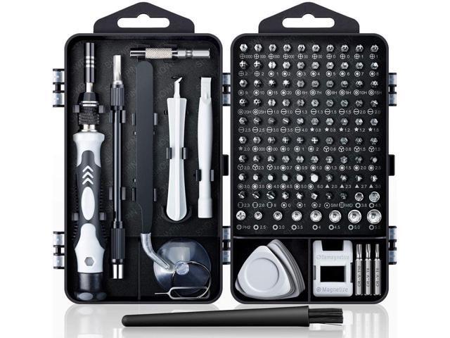 BUCIER Computer Repair Kit, 122 in 1 Magnetic Laptop Screwdriver Kit, Precision Screwdriver Set, Small Impact Screw Driver Set with Case for...