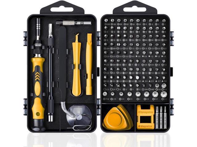 BUCIER Computer Repair Kit, 122 in 1 Magnetic Laptop Screwdriver Kit, Precision Screwdriver Set, Small Impact Screw Driver Set with Case for...