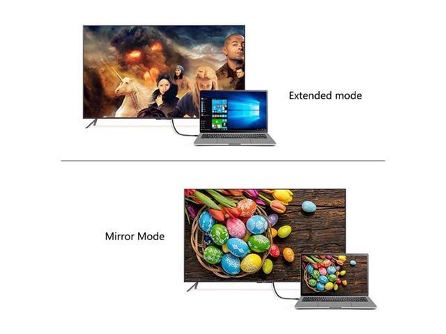 BUCIER Display Port to HDMI Cable, Gold Plated Displayport to HDMI Cable 6 Feet(Male to Male) for DisplayPort Enabled Desktops and Laptops to...