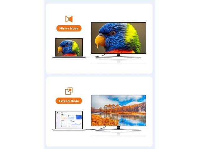BUCIER DP to HDMI Adapter [3-Pack], 1080P Gold Plated Displayport to HDMI Converter Male to Female 1.3V Black