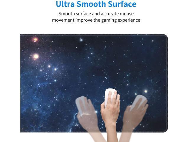BUCIER XXL Space Galaxy Desk Mouse Pad Large Gaming Keyboard Mat Cool Extended Laptop Mouse Pad for Office Company 31.5 X 11.8 Inch