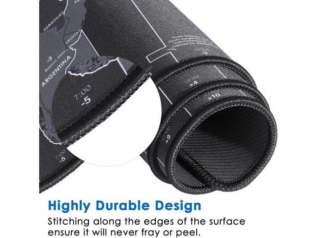 BUCIER Large Gaming Mouse Pad with Stitched Edges, Extended Mousepad with Superior Micro-Weave Cloth, Non-Slip Base, Water Resist Keyboard Pad,...