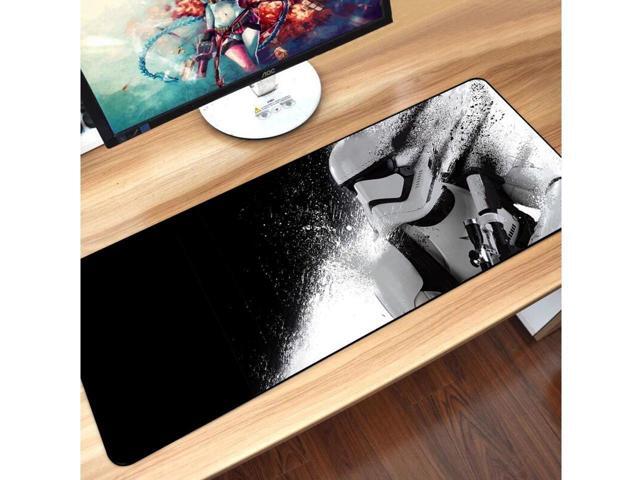 BUCIER 80x30cm Star Wars Gaming Mouse Pad XXL Computer Mousepad Large XL Rubber Desk Keyboard Mouse Pad Mat Gamer for Call of Duty 3 Gaming Mouse Pad