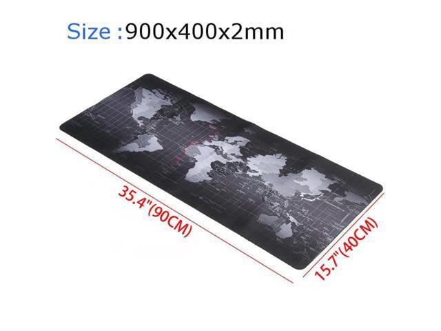 BUCIER Extended Big Mouse Pad Gaming,Large Desk Pad World Map, XXXL Desk Mat Game Mousepad, L 35.43 in * W 15.75 in Computer Desk Pad with...