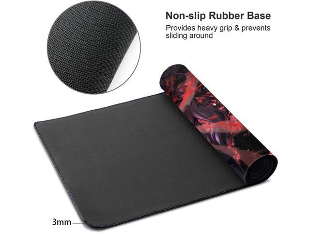 BUCIER Large Mouse Pad, Extended Gaming Mousepad Non-Slip Base Keyboard Pad,Desk Mat 24' x 14' in, Anime Mouse Pad