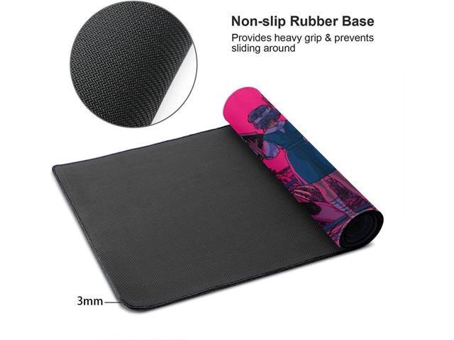 BUCIER Kawaii Anime Neon Genesis Evangelion Mouse Pad 15.8x29.5 in Multipurpose Waterproof Mousepad Desk Mat for Gamer Office Home, Black