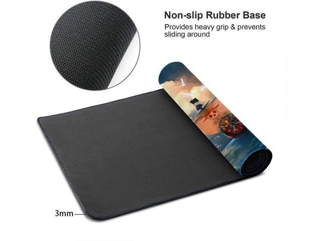 BUCIER Anime One Piece Mouse Pad,Extended Gaming Mouse Pad with Stitched Edges, Large Mouse pad with Non-Slip Rubber Base for Work & Gaming, Office...