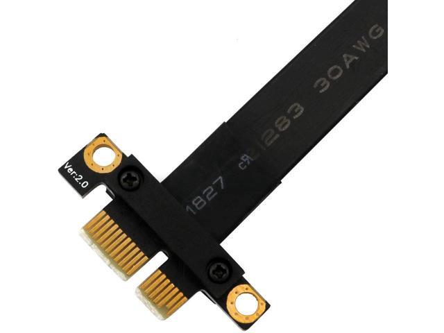 BUCIER Pci-e Extension Cable PCI-e riser Pci Express x1 Extension Cable with Gold-Plated Connector,PCI-e PCI Express 36PIN 1X Expander...