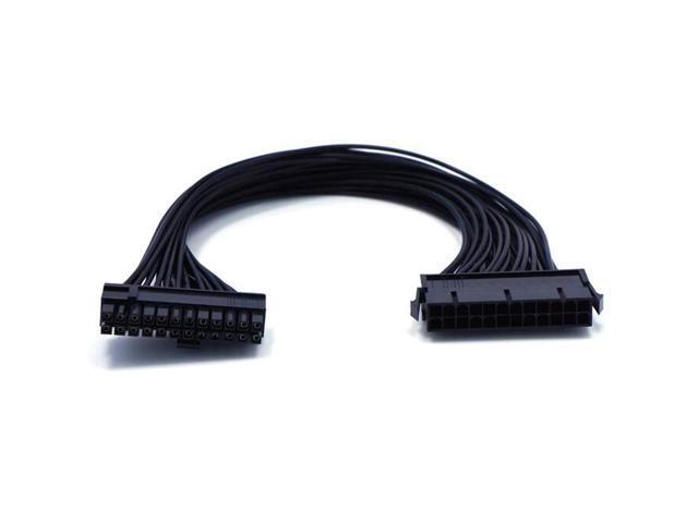 BUCIER Atx 24Pin To 20+4Pin Power Cable Psu 20 Pin Male Convert To 24Pin Male (12Inch, 18AWG)