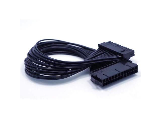 BUCIER Atx 24Pin To 20+4Pin Power Cable Psu 20 Pin Male Convert To 24Pin Male (12Inch, 18AWG)