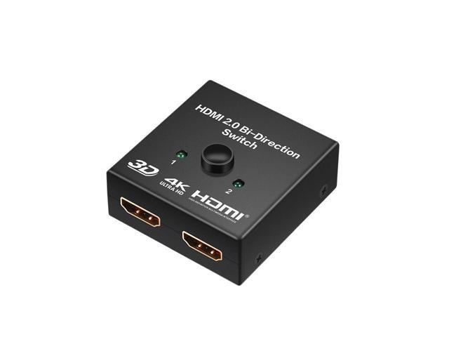 BUCIER HDMI 2.0 HDTV Switch Splitter Bi-Direction Hub HDCP 4K 1080P 3D Switcher for DVD HDTV PS4