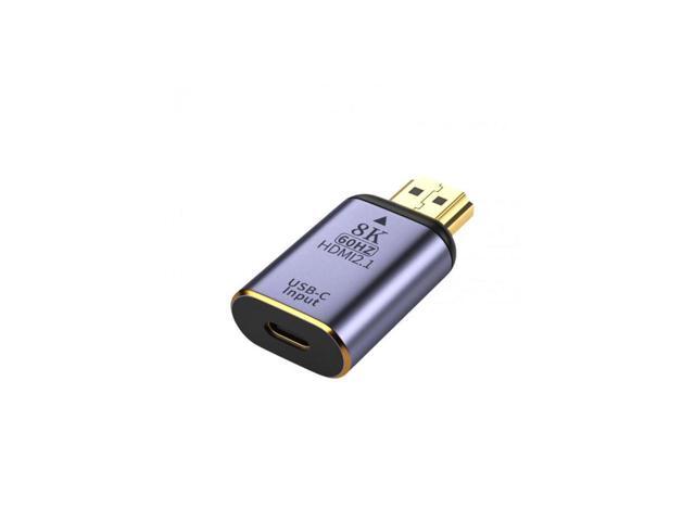 BUCIER USB-C Type C Female Source to HDMI Sink HDTV Adapter 8K@60hz 4K@120hz for Tablet Phone Laptop