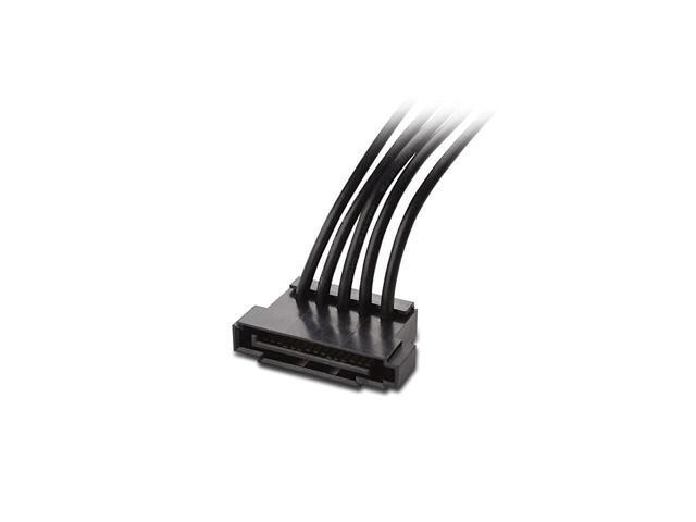 BUCIER 2Pack 15 Pin SATA to 4 SATA Power Splitter 18 Inches