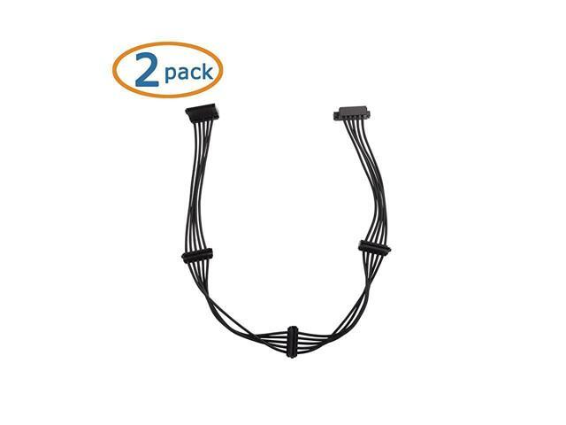 BUCIER 2Pack 15 Pin SATA to 4 SATA Power Splitter 18 Inches