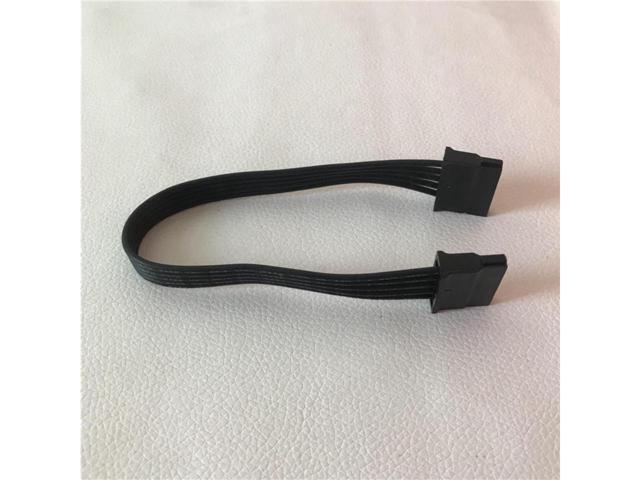 BUCIER SATA Female to Female Adapter Power Extension Cable for PC Chassis Motherboard Charger Supply Black 20cm