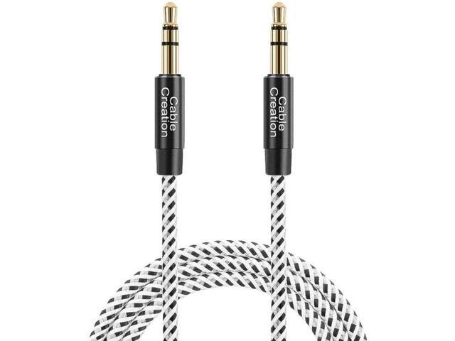 BUCIER 3 Feet Aux Cable 3.5mm Male to Male Auxiliary Audio Stereo Cord Compatible with Car Headphones iPods iPhones iPads Tablets Laptops Android...