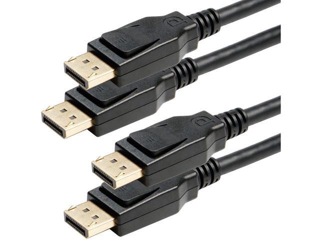 BUCIER 8K DisplayPort to DisplayPort 1.4 Cable Display Port Cable 6ft 2-Pack DP to DP Cable Cord with [1440P@144Hz 1080P@240Hz 4K@120Hz 8K@60Hz] &...
