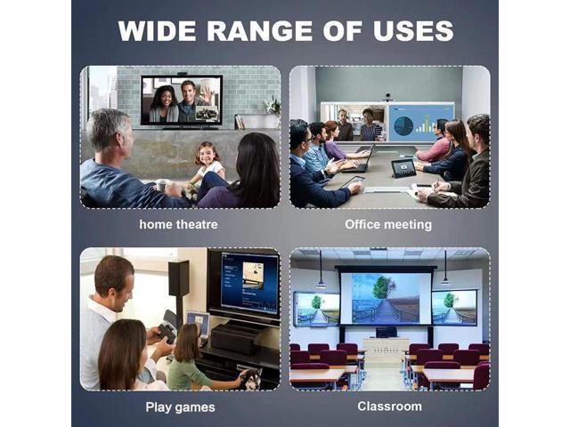 BUCIER DisplayPort Switch 8K Splitter Bidirectional DP 1.4 Switcher 2 in 1 Out/1 in 2 Out Supports 8K@30Hz 4K@120Hz Compatible with PC Host Monitor...