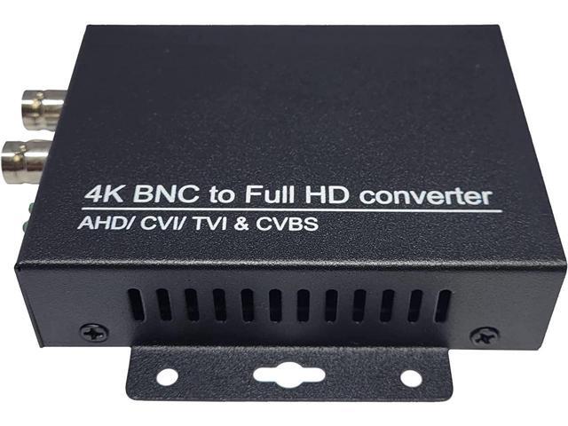 BUCIER 101AV 4K HD BNC to FHD HDMI Video Converter for Monitors & DVRs, converts HD-TVI/AHD/CVI & Composite Video Signal/CVBS from BNC Video Signal...
