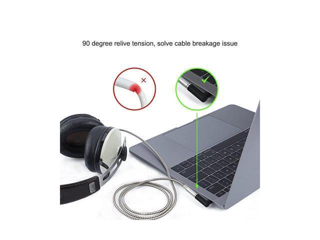 BUCIER Angle 35mm Audio Adapter 18 TRRS Stereo Headphone Connector Male to Female Compatible with Headset Tablets MP3 PlayersGame...